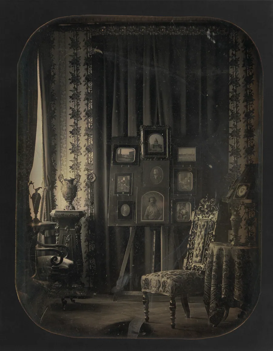 [The Salon of Baron Gros] by Baron Jean-Baptiste-Louis Gros