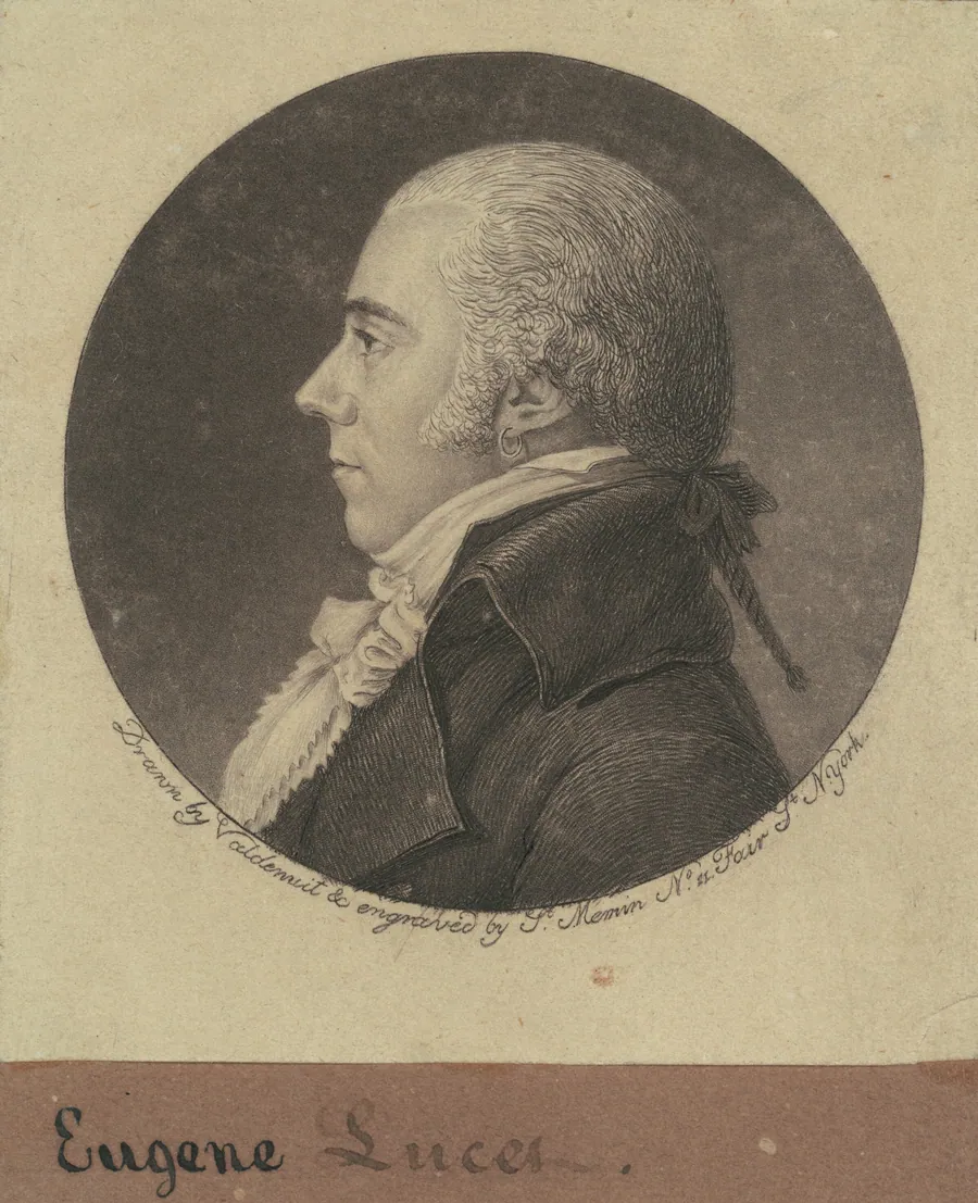 Eugene Lucet by Charles B. J. Févret de Saint-Mémin