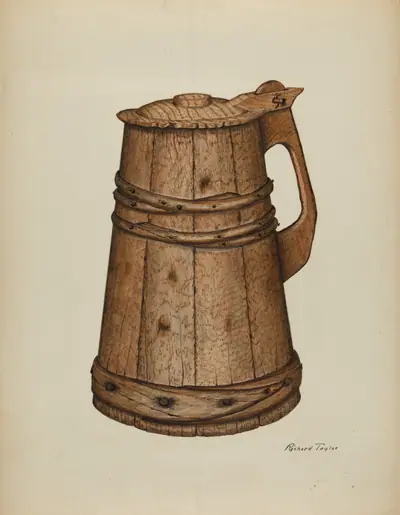 Wood Tankard