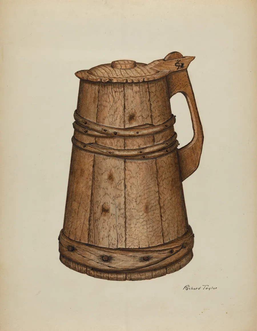 Wood Tankard by Richard Taylor