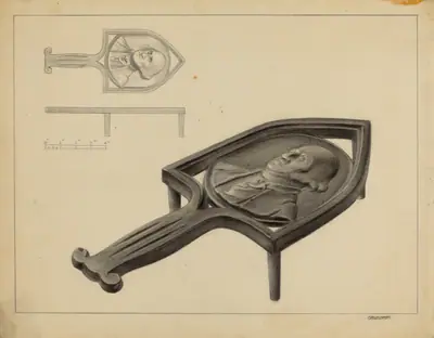 George Washington Flat Iron Stand
