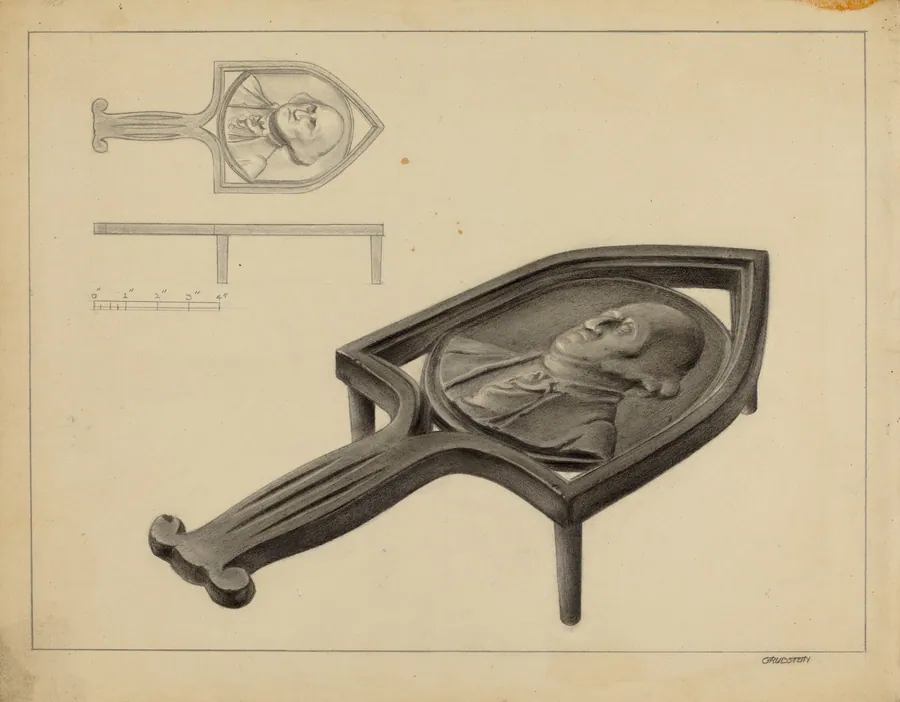 George Washington Flat Iron Stand by Milton Grubstein