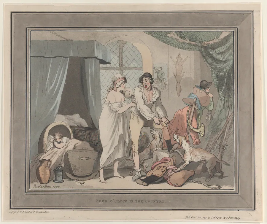 Four O'Clock in the Country by S. W. Fores