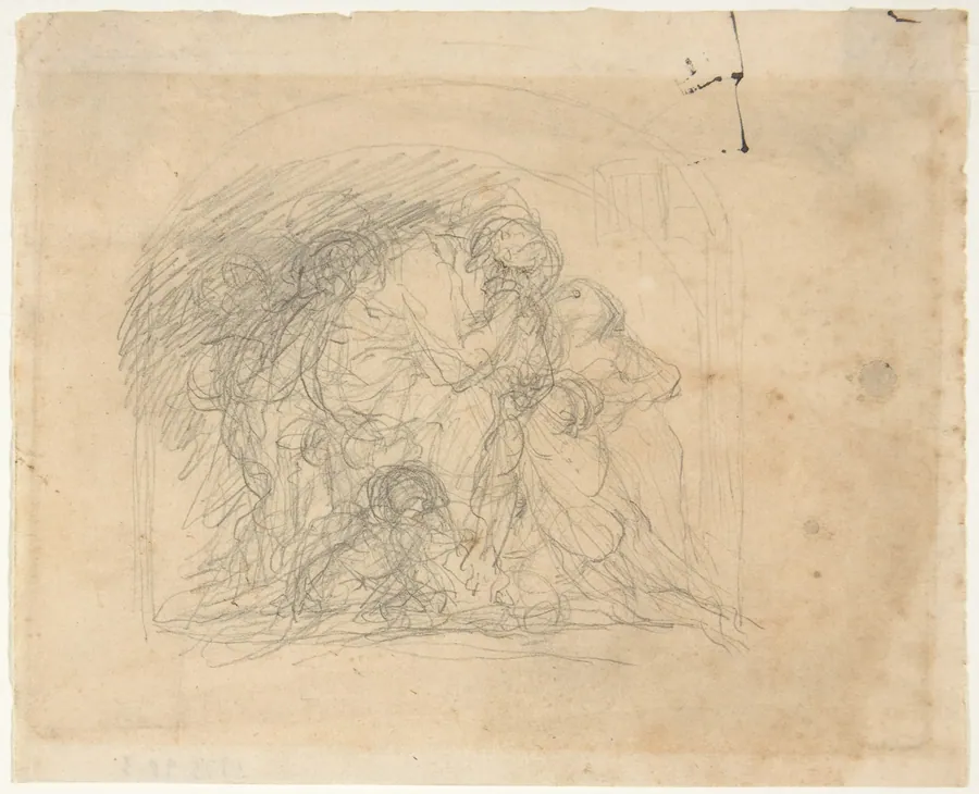 Study for the Ugolino Group by Jean-Baptiste Carpeaux