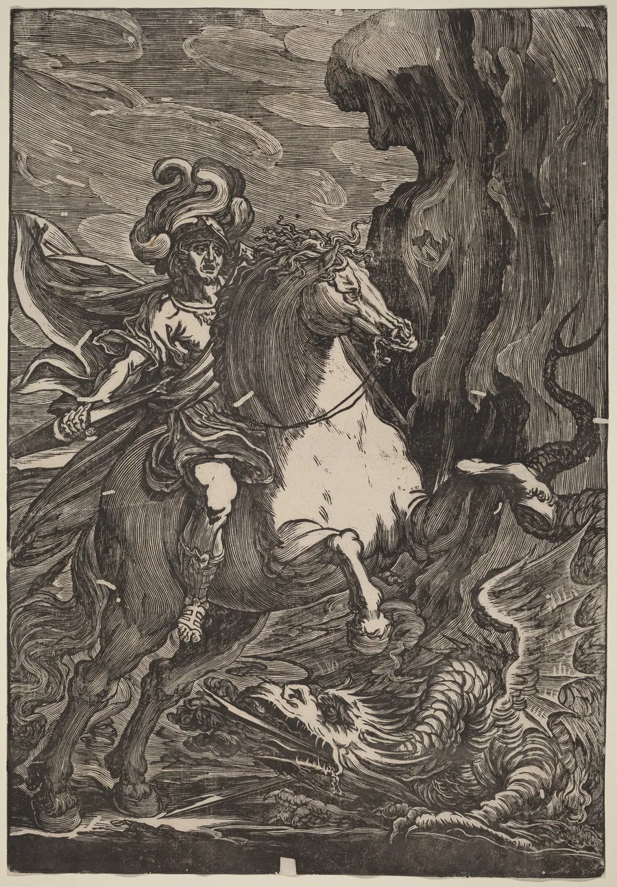 Saint George and the Dragon by Giuseppe Scolari