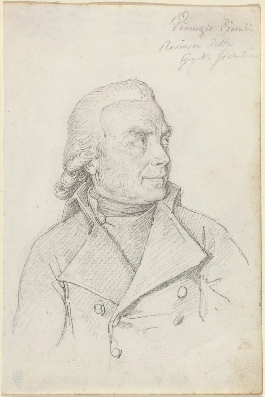 Vincenzio Piombi by Jean-Baptiste Joseph Wicar