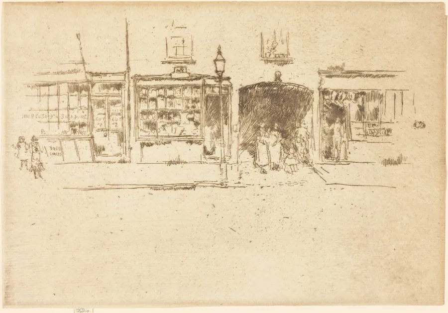 The Barber's by James McNeill Whistler