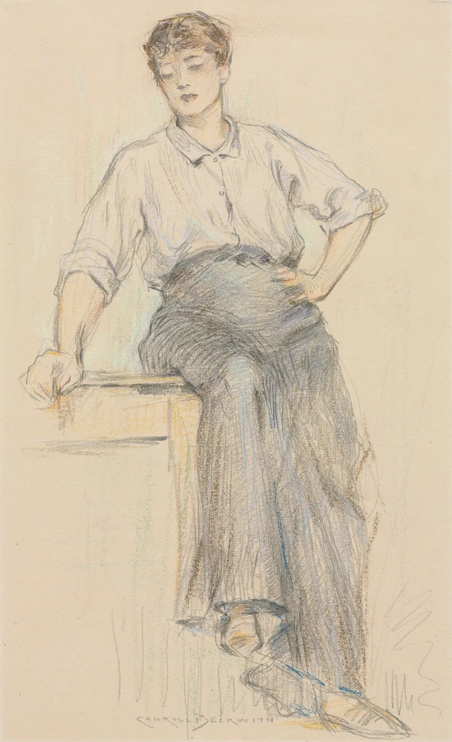 The Toiler by James Carroll Beckwith