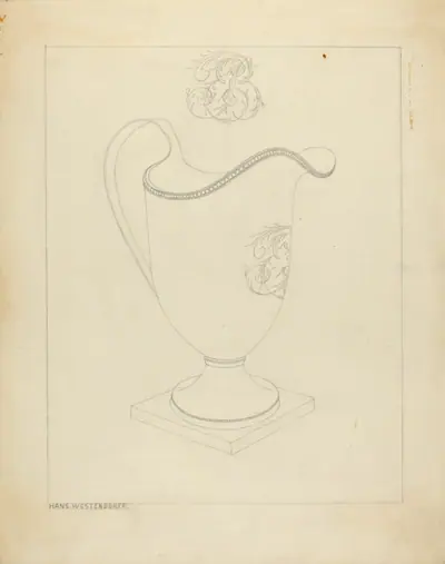 Silver Cream Pitcher