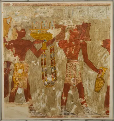 Cretans Bringing Gifts of Metal and Jewelry, Tomb of Rekhmire