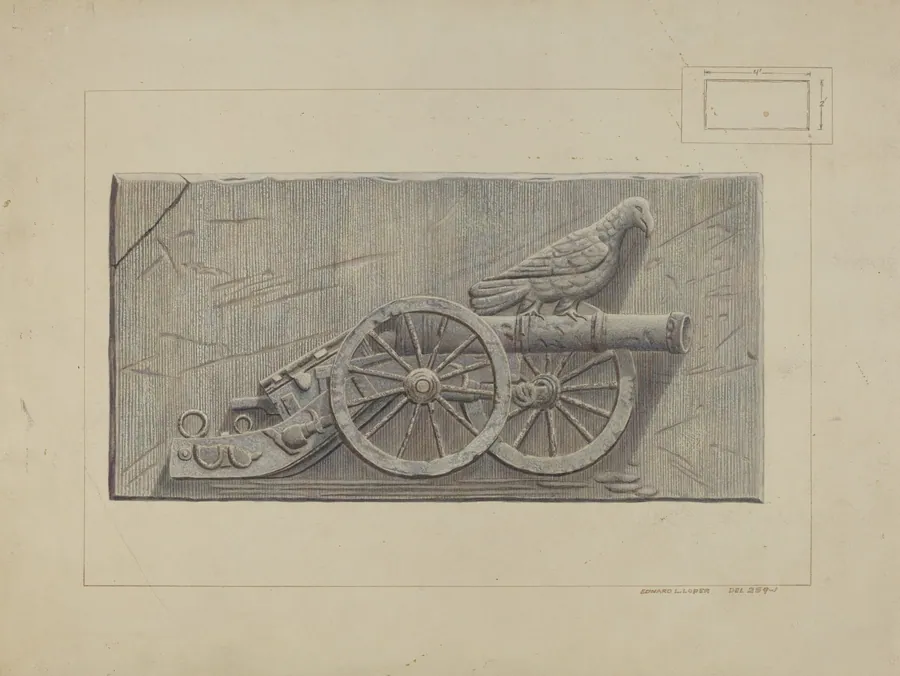 Bas Relief by Edward L. Loper