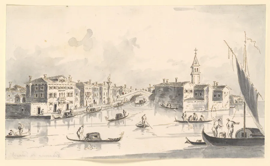 View of Murano by Giacomo Guardi