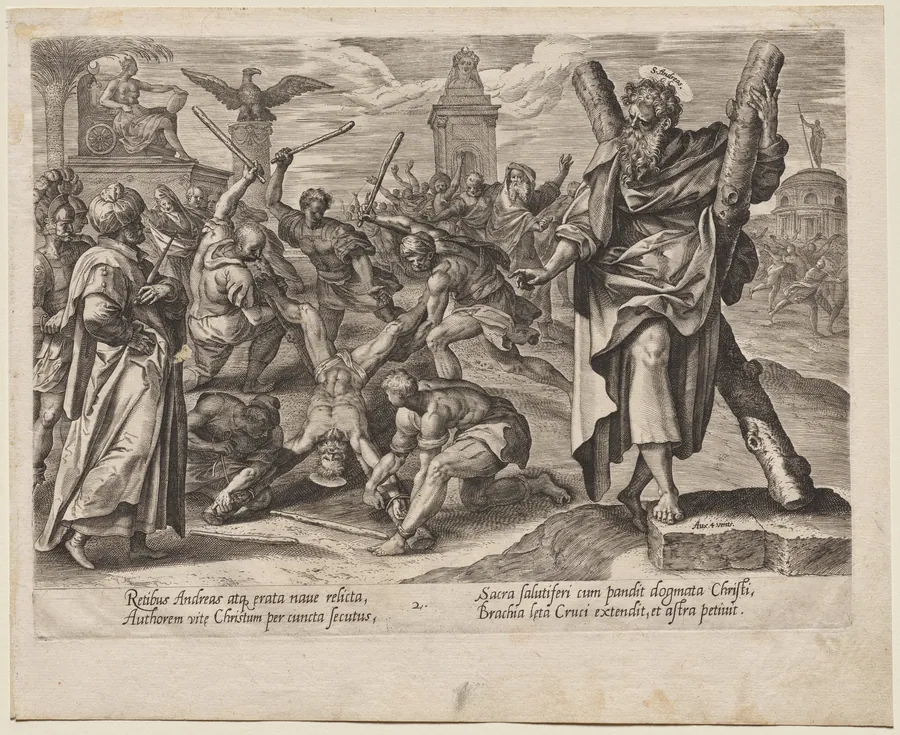 St. Andrew by Hendrick Goltzius