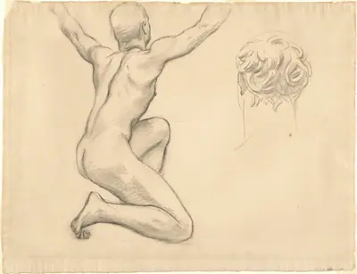 Studies for "The Unveiling of Truth"