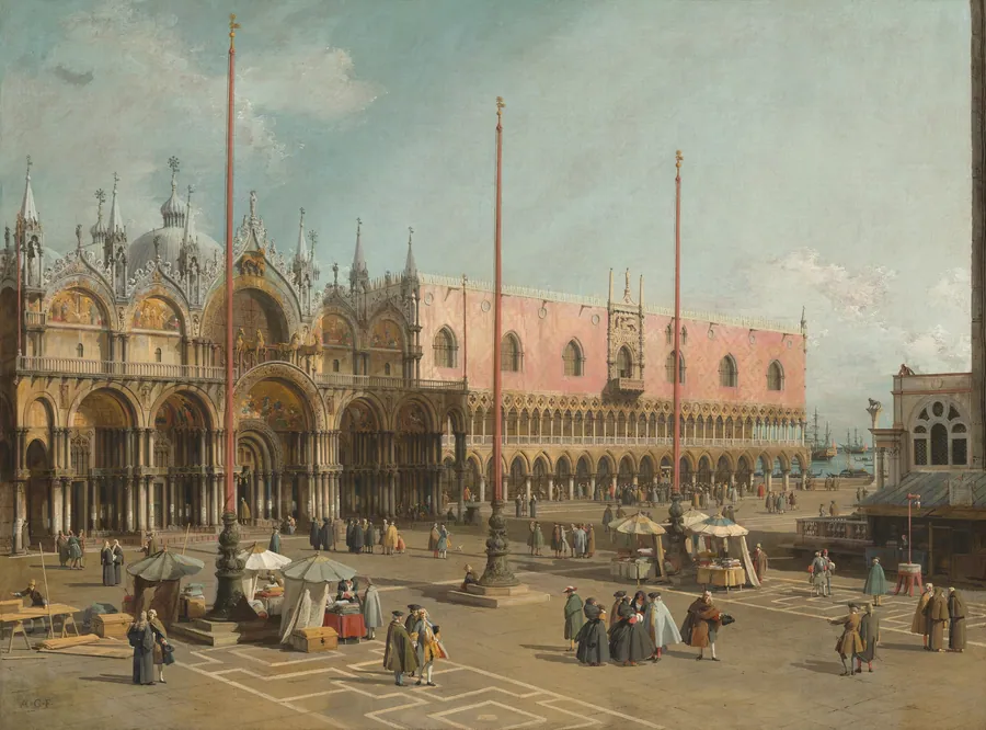 The Square of Saint Mark's, Venice by Canaletto