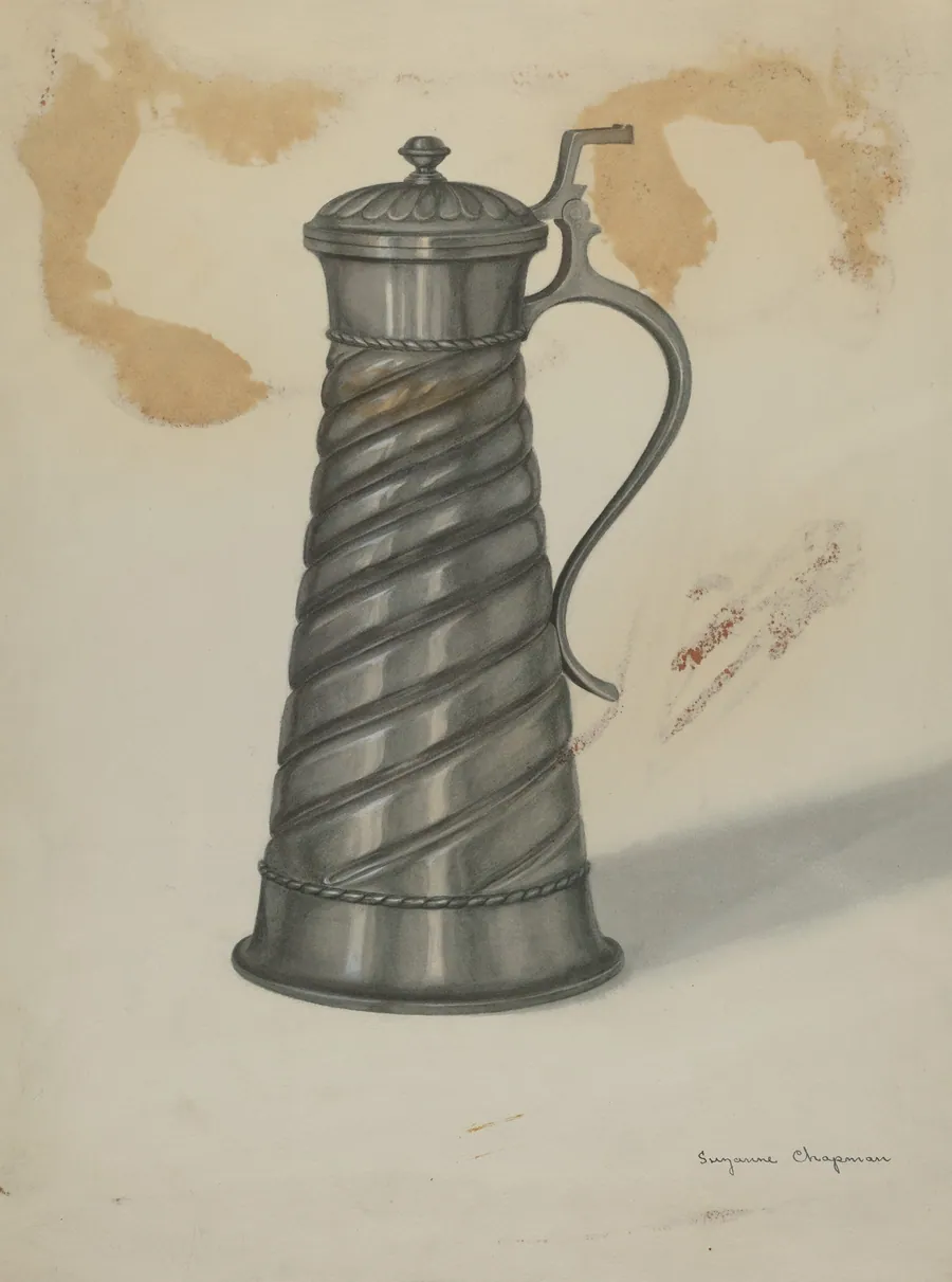 Pewter Pitcher by Suzanne Chapman