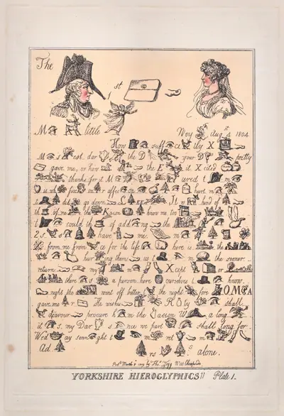 Yorkshire Hieroglyphics, Plate 1