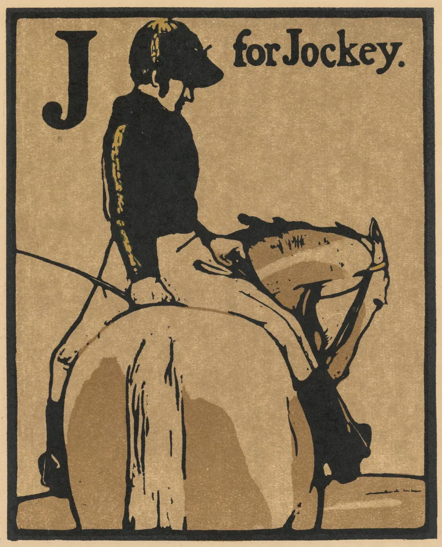 An Alphabet: J for Jockey by William Nicholson