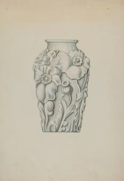 Milk Glass Vase