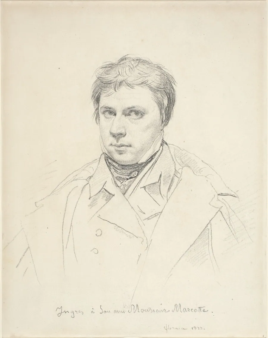 Self-Portrait by Jean-Auguste-Dominique Ingres