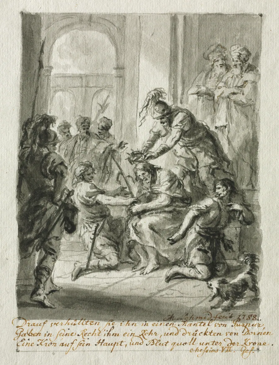 Christ Crowned with Thorns by Martin Johann Schmidt