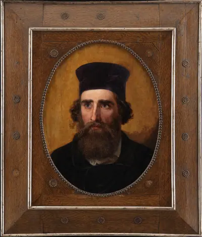 Portræt af maleren Thorald Læssøe (1816-1878)