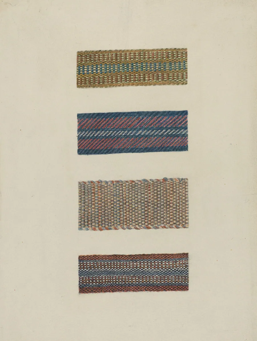 Tapes for Chair Seat by Lucille Gilchrist