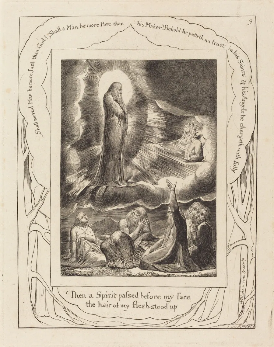 The Vision of Eliphaz by William Blake