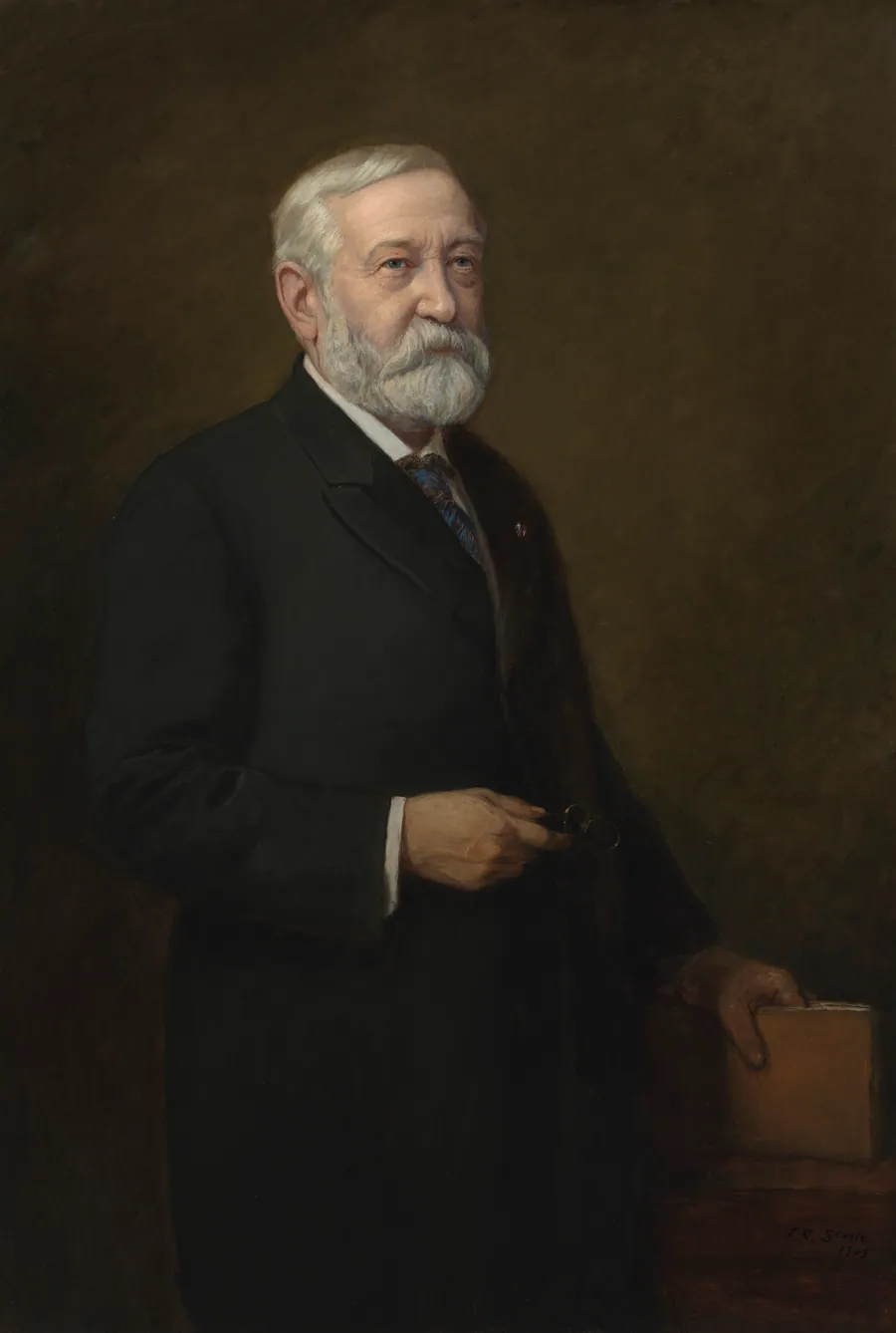 Portrait of President Benjamin Harrison by Theodore Clement Steele, 11 Sep 1847 - 26 Jul 1926