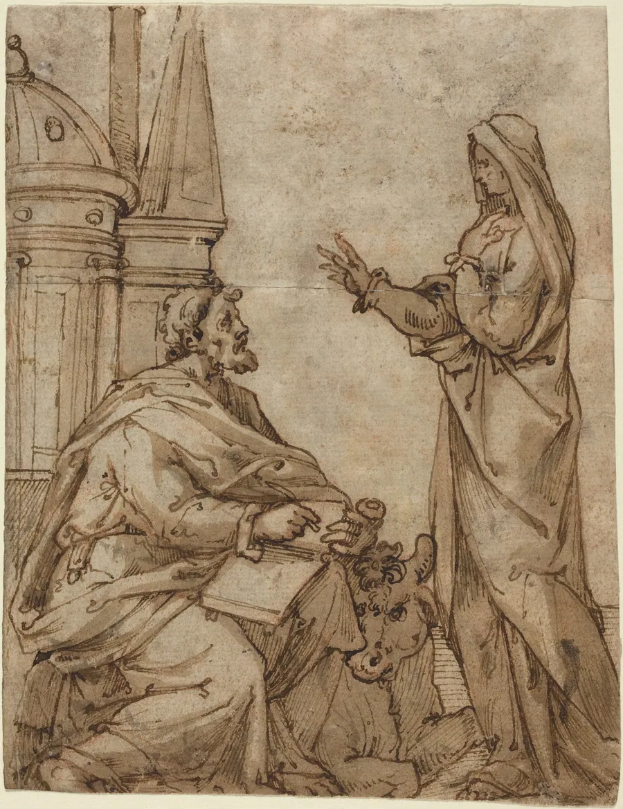Saint Luke by Netherlandish 16th Century