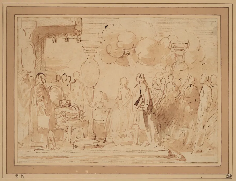 George III Resuming Royal Power in 1789 by Benjamin West