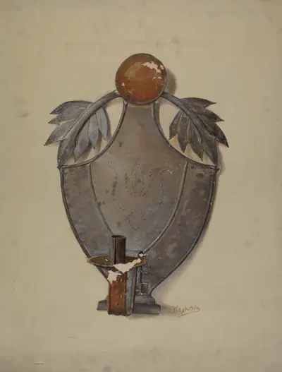 Pa. German Tin Sconce