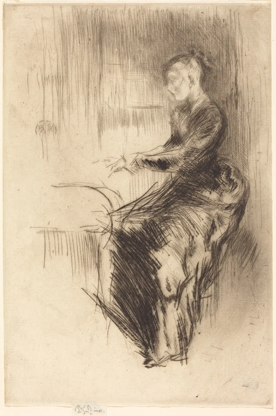 The Piano by James McNeill Whistler