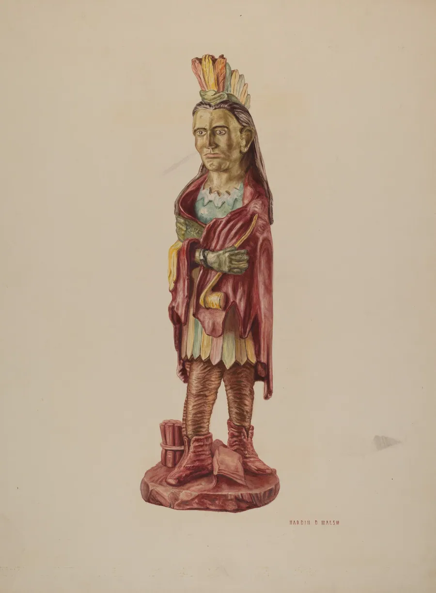 Cigar Store Indian by Hardin Walsh