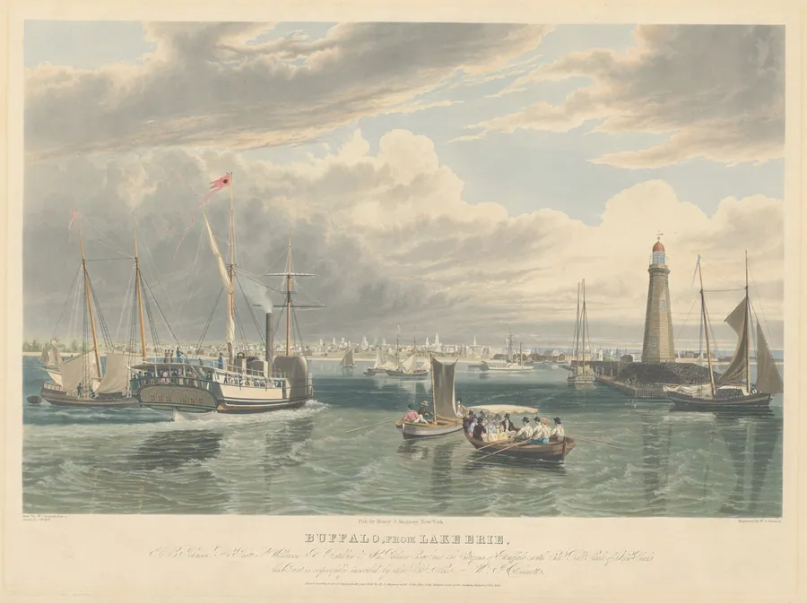 Buffalo, from Lake Erie by William James Bennett