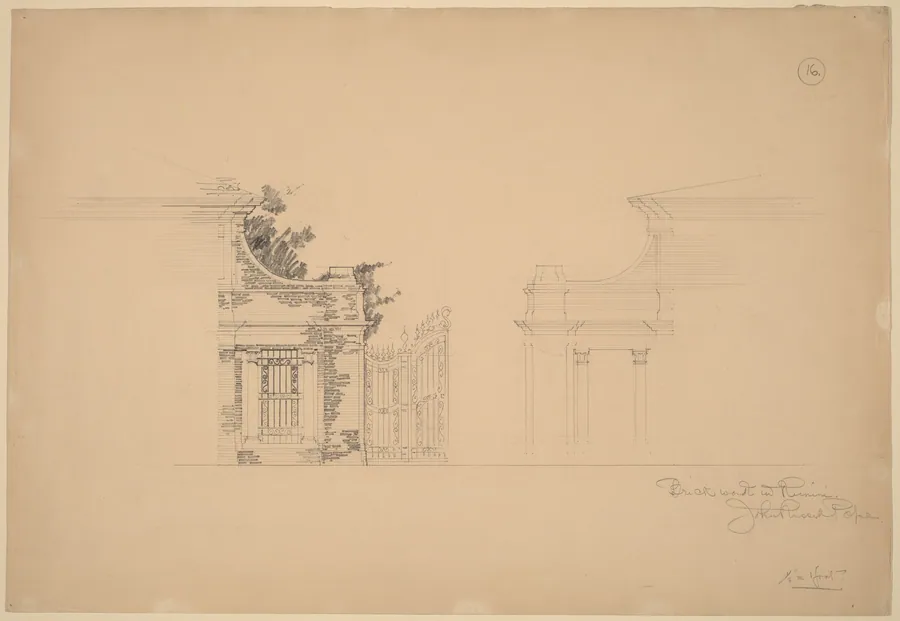 Brickwork in Rimini by John Russell Pope