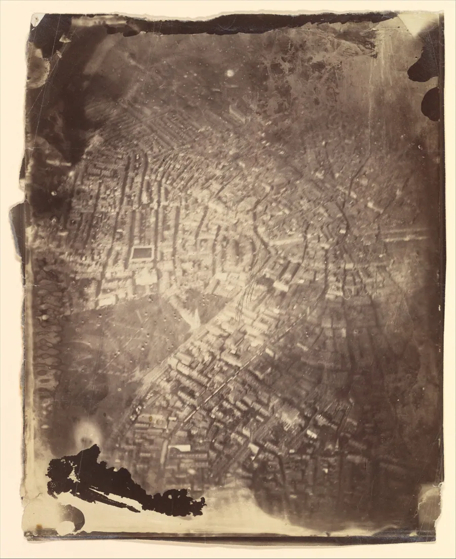 [Boston from a Hot-Air Balloon] by James Wallace Black