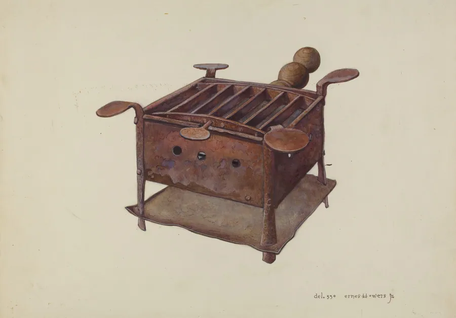 Portable Charcoal Stove by Ernest A. Towers, Jr.
