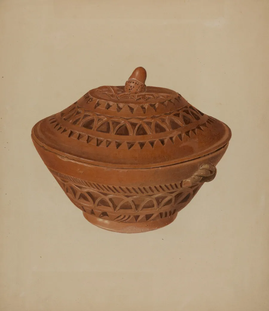 Pa. German Bowl by Alvin Shiren