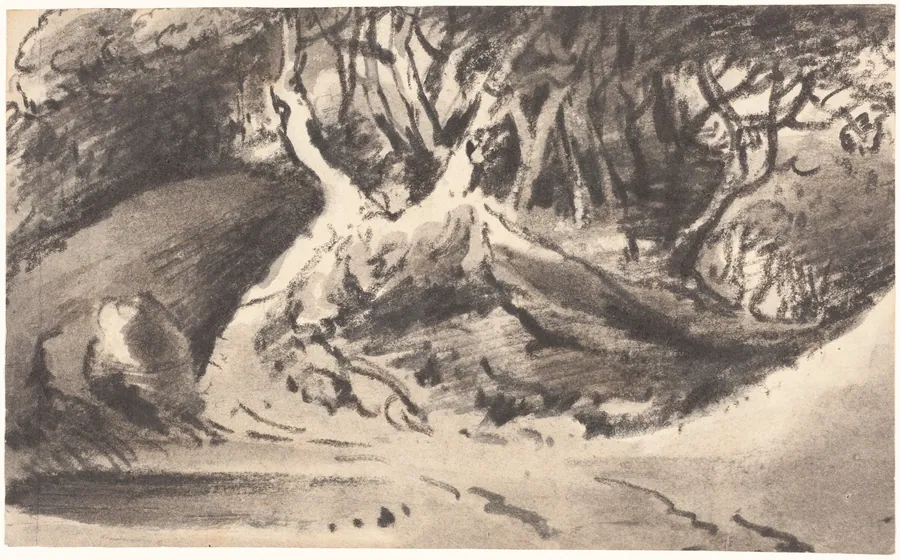 Wooded Landscape by Dr. Thomas Monro