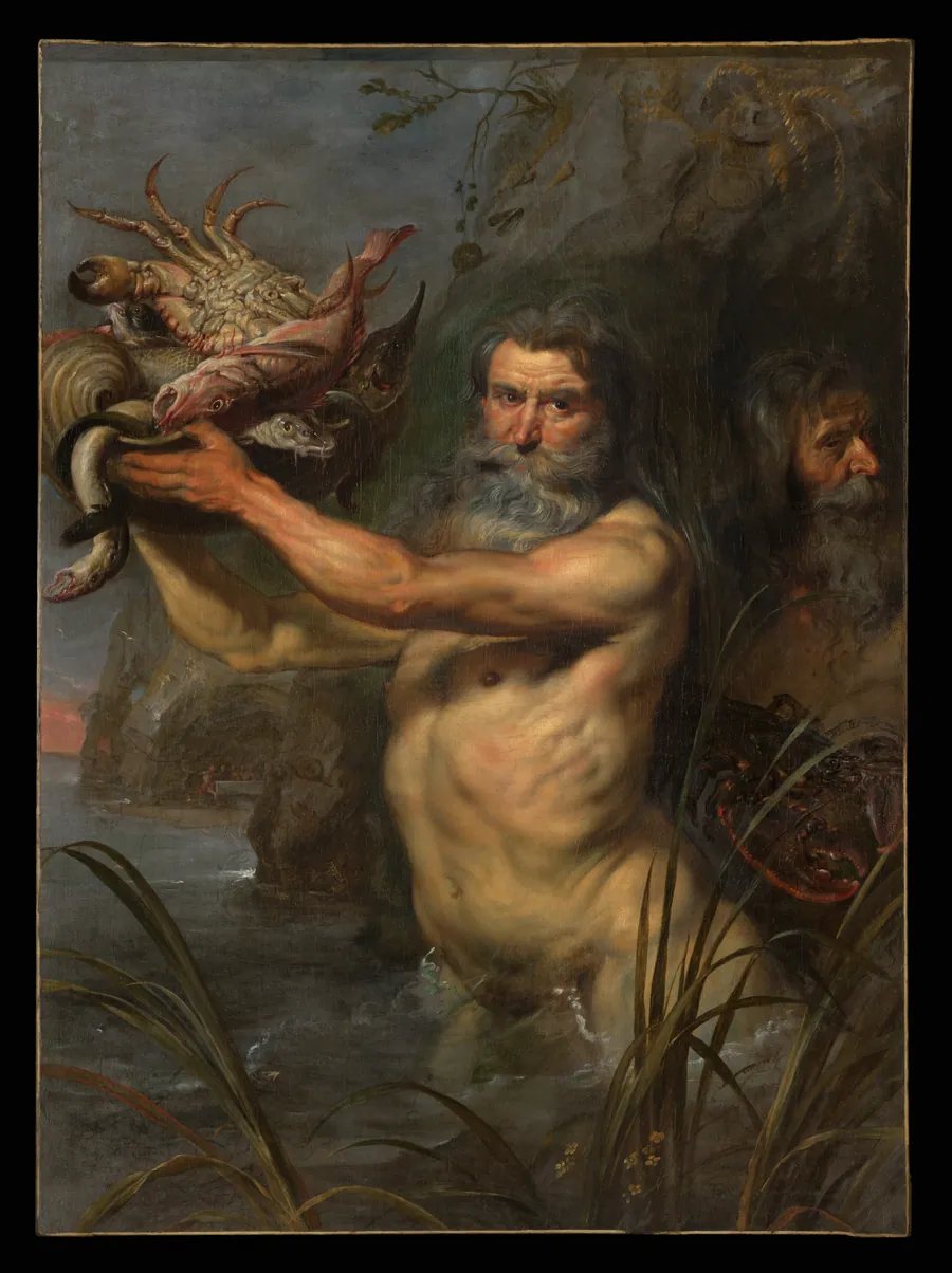 Two Tritons at the Feast of Acheloüs by Cornelis de Vos