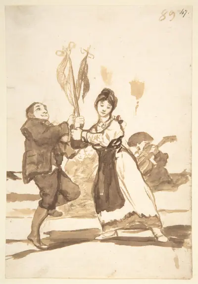 A country dance; page 89 from the 'Images of Spain' album (F)