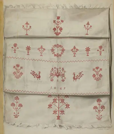 Pa. German Linen Towel