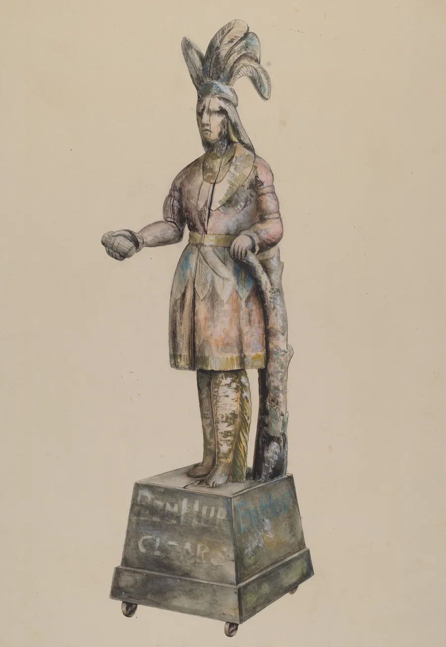 Cigar Store Indian by William Kerby