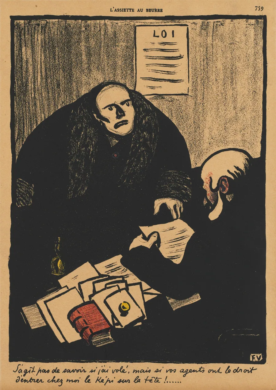 The question is, not whether... by Félix Vallotton