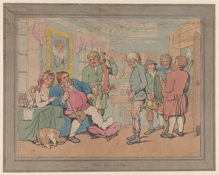 The Poacher by Thomas Rowlandson