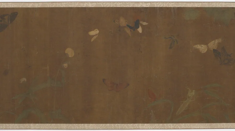 Flowers, butterflies and other insects by Formerly attributed to Cui Bai (active mid- to late 11th century)