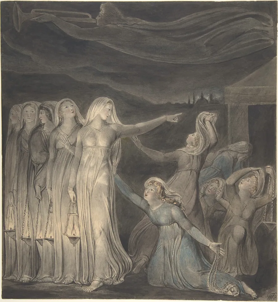 The Parable of the Wise and Foolish Virgins by William Blake