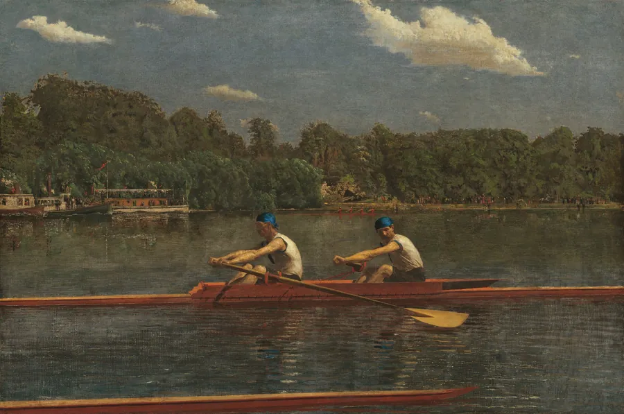 The Biglin Brothers Racing by Thomas Eakins
