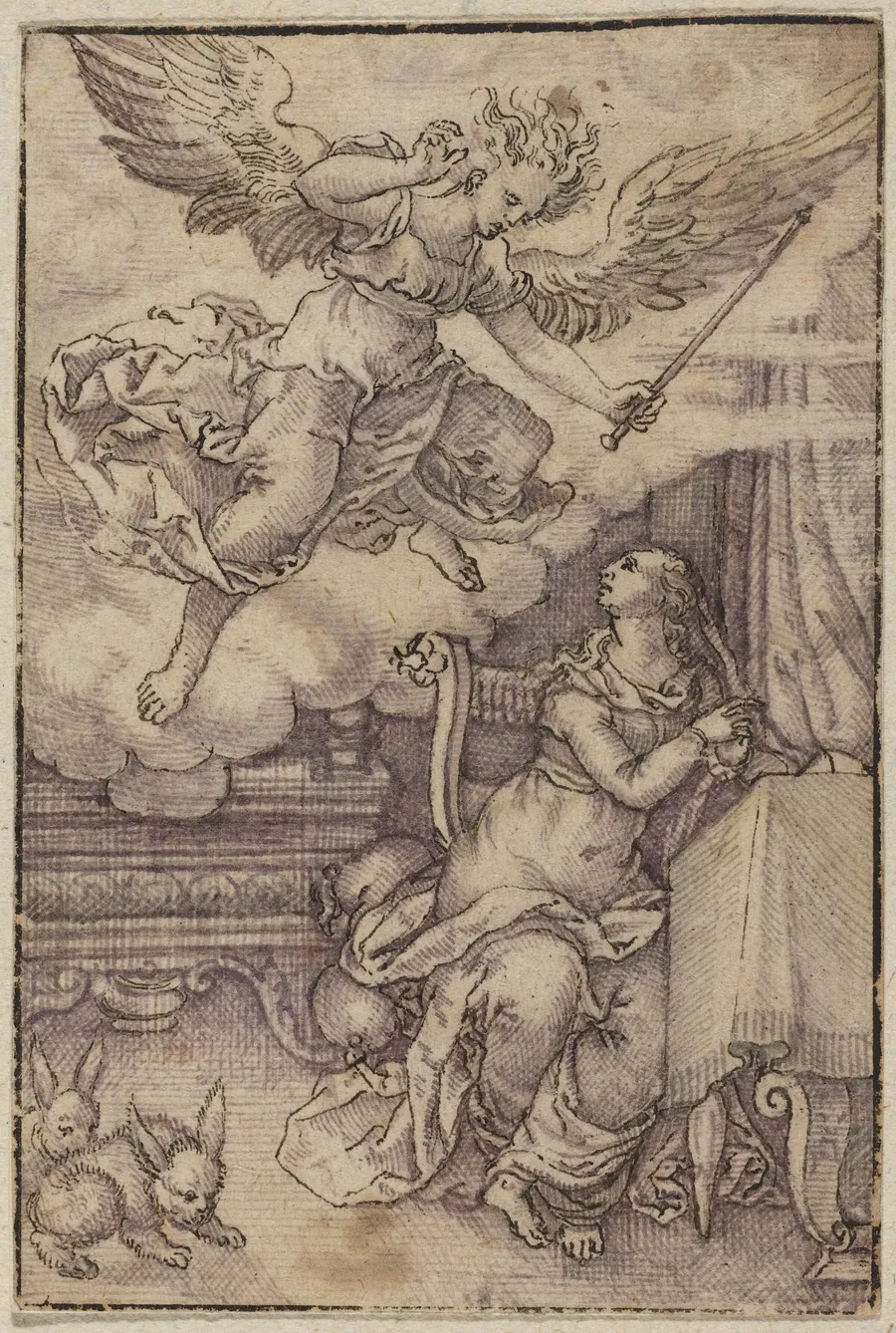 The Annunciation by Virgil Solis